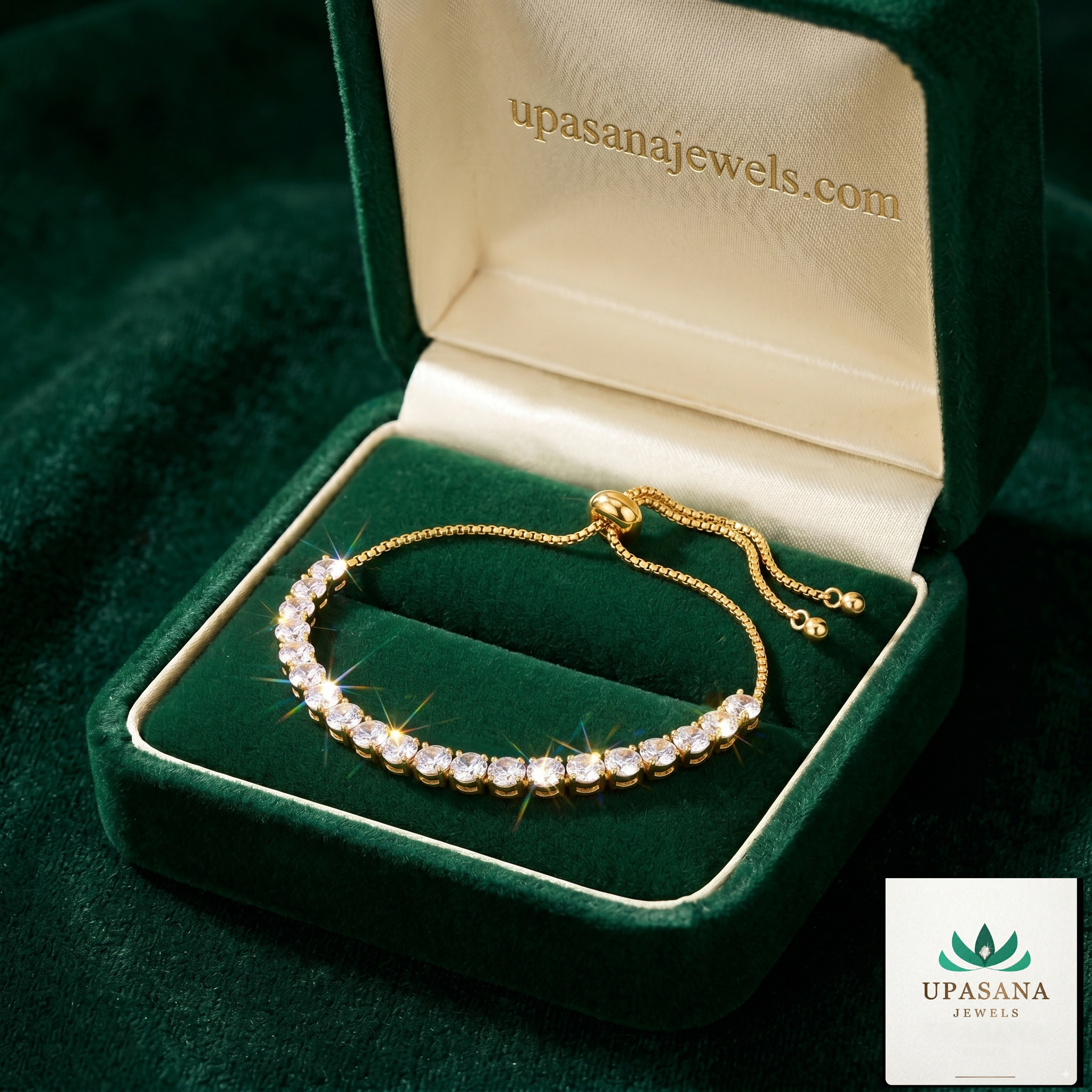 Seoul Spark Zircon Bracelet premium craftsmanship product view animate-image